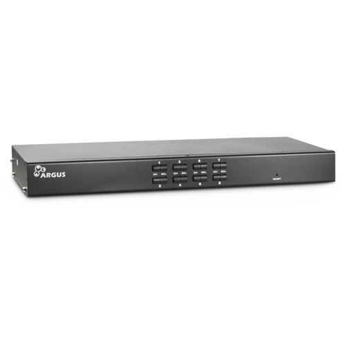 Inter-tech kvm as-9108du grille de montage noir commutateur écran, clavier et souris (88887233)