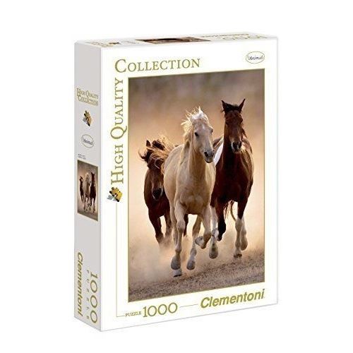 Puzzle 1000 pièces - Chevaux sauvages au galop