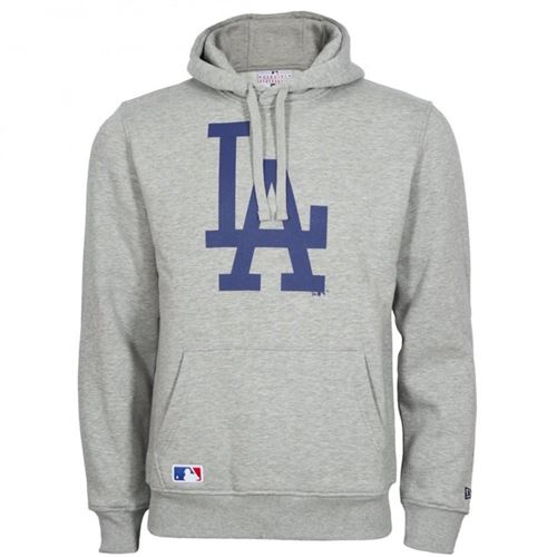 Sweat à capuche MLB Los Angeles Dodgers New era Team logo Gris