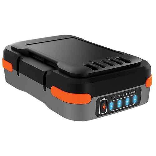 Black+Decker Black And Decker - Batterie Power Bank Micro Usb 12 V 2 Ah Autonomie 10 H - Bdcb12b-Xj Bla