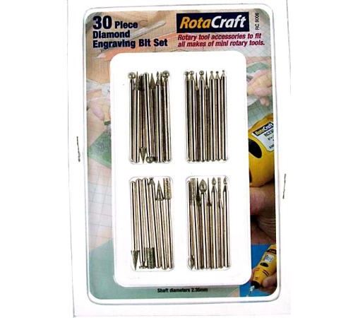 Set 30pcs Gravure pointe diamand jp-5533227 - RC9006