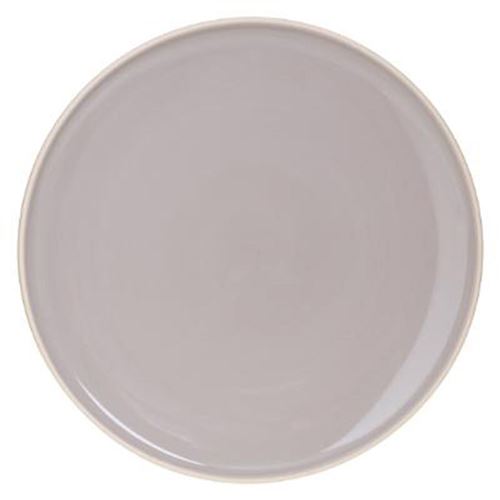 Lot de 6 Assiettes Plates Sofia 27cm Gris
