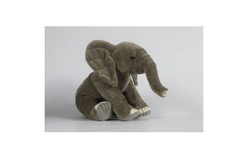 NICOTOY Peluche Elephant Floppy avec billes - 26 cm