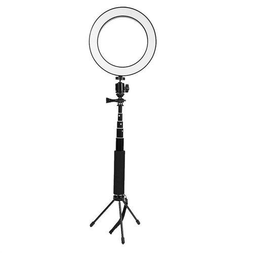 Led Light Ring Dimmable 5500K Lampe Photographie Caméra Photo Studio Visiophone MK4383