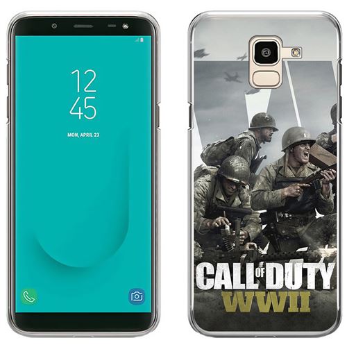 Coque pour Samsung Galaxy J6 -  Call Of Duty Ww2 Personnages