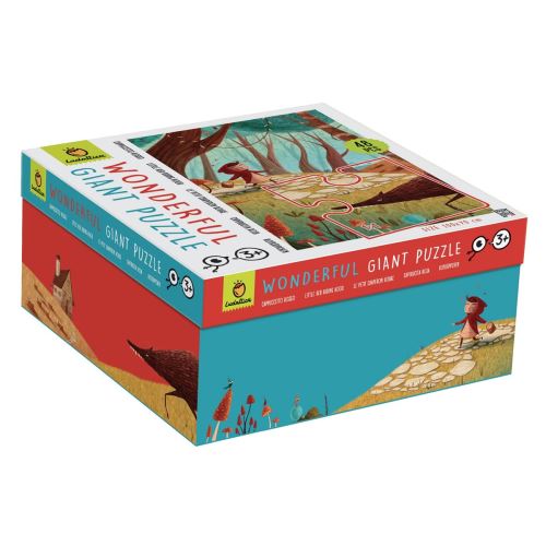 LUDATTICA Puzzle 48 pièces GIANT PUZZLE CHAPERON ROUGE Multicolore