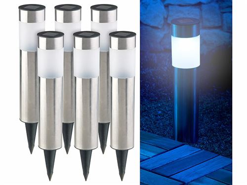 Lot De 4 Bougies LED Plates Solaires Avec Capteur - Marque Lunartec, Neuf