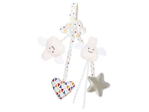 TROUSSELIER Hochet Berceau Attache Sucette Etoiles 