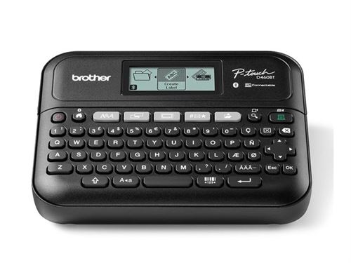 Etikettendrucker Brother P-touch TZe PT-D460BT Desktop QWERTZ 18mm schwarz im Koffer