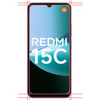 Protection écran Verre Trempé 9H Pour Xiaomi Redmi 15C 4G - 2 Films écran + 2 Protections Caméra Arrière - Anti-rayures - 3