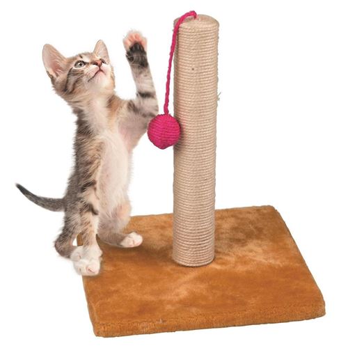 Griffoir pour Chat KZ GARDEN avec Balle Tour à griffer Sisal Grattoir Chaton Hauteur 30 cm Tapis de jeu pour chat