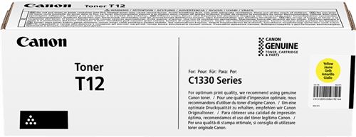 Canon T12 - Jaune - original - cartouche de toner - pour i-SENSYS X C1333i