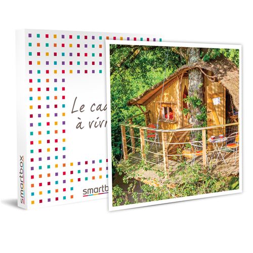 SMARTBOX - Coffret Cadeau Séjour insolite en famille près de Poitiers : 2 jours en cabane et chasse aux trésors-Séjour