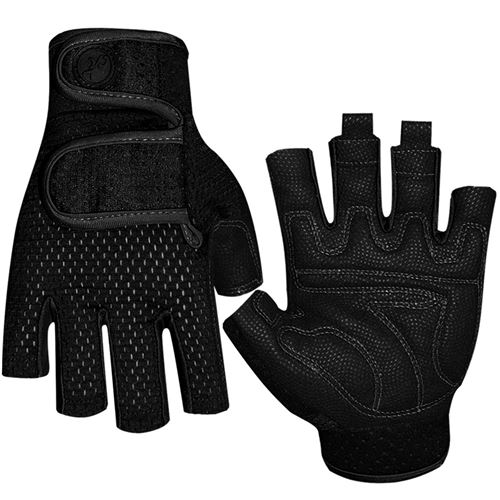 Gants Musculation Hommes Femme FONGWAN avec Support de Poignet, pour Fitness Protection Haltérophilie, XXL - Noir