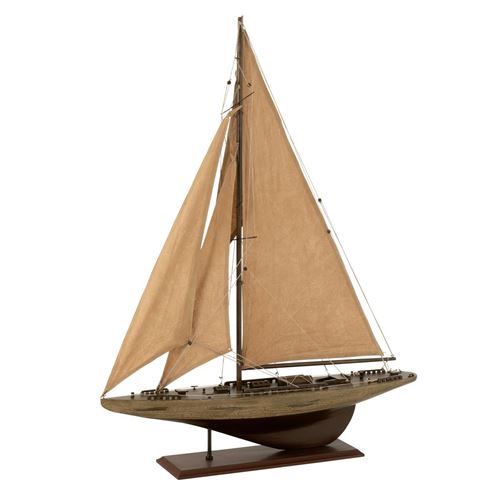 Generique Marron Voilier Déco En Bois "Harrison" 94Cm - Image 2