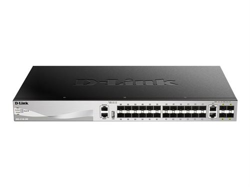 D-Link DGS-3130-30S/E, 30-Port Layer 3 Fiber Gigabit Stack Switch