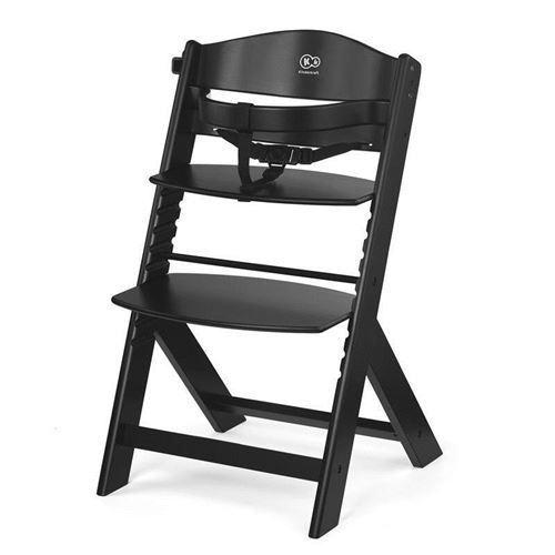 Kinderkraft Chaise haute enfant &eacute;volutive ENOCK bois black