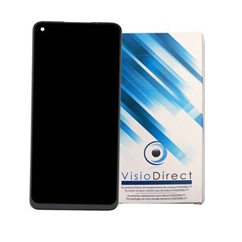 Écran Complet Original Noir Pour Oppo A76 - Reconditionné Sans Châssis - Neuf