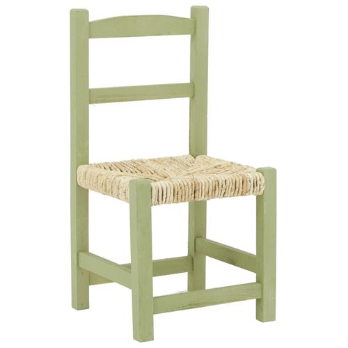 Aubry Gaspard - Chaise enfant en bois vert