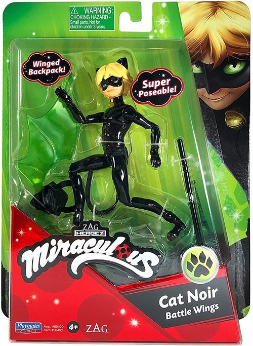 Non Communiqué Noir Poupée Miraculous Chat