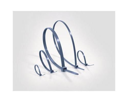 HellermannTyton 111-01665 MCT Cable Tie blue metal-detectable 100pcs