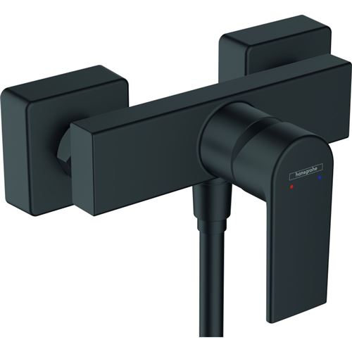 Hansgrohe Vernis Shape Single lever shower mixer for exposed installation - Matt Black - 71650670