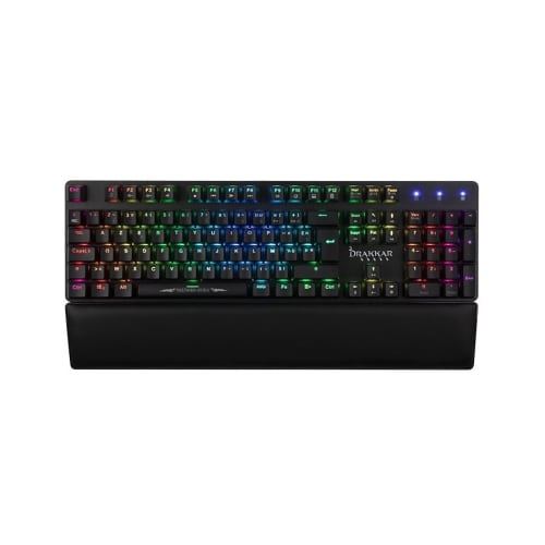 Clavier Konix Drakkar Helheim Elite Avec Fil Jeux Mécanique AZERTY Noir