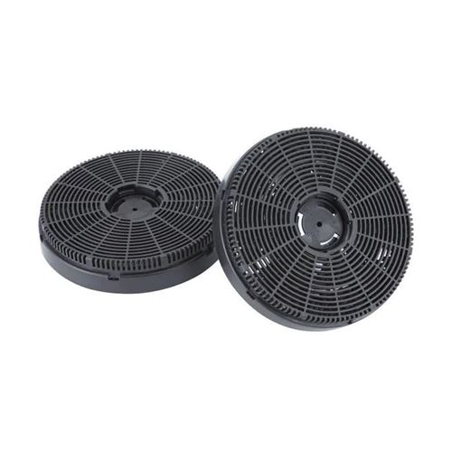 COMFEE' CF03 Lot de 2 filtres &agrave; charbon actif de rechange pour hottes de cuisine COMFEE' Noir