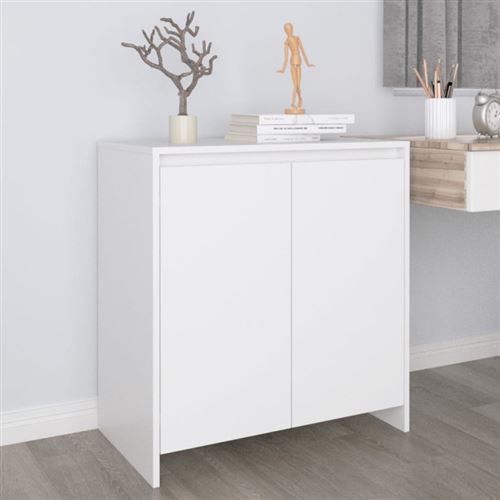 vidaXL - Buffet - 70x41x75 cm - Blanc - Image 2