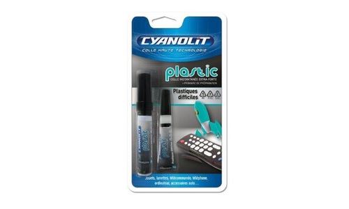Colle instant plastic 3g blister cyanolit CF-4330020