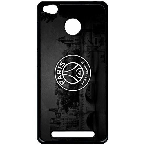 Coque My-Kase pour Redmi 3s Prime - 106 psg paris saint germain la seine - Plastique Noir