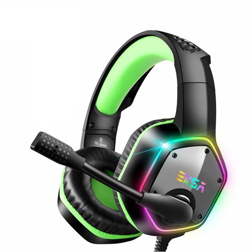 Casque filaire EKSA E1000 Vert