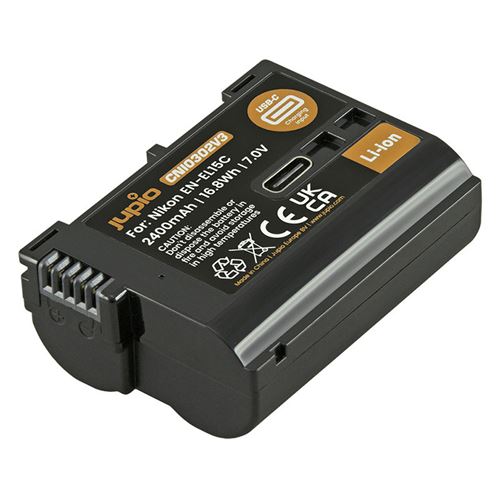 Non Communiqué Batterie En-El15c Ultra Usb-C Compatible Avec Nikon