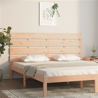 Tête de lit 120x3x80 cm Bois massif de pin - 1