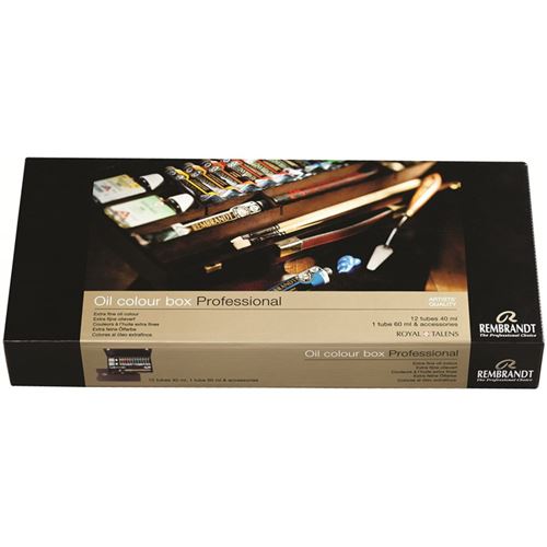 Coffret de peinture à l'huile extra-fine - 12 tubes - Rembrandt