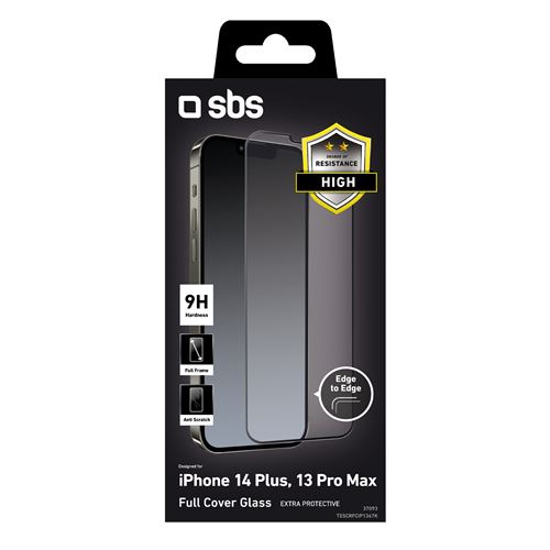 SBS Full Cover - Apple iPhone 15 Plus Verre trempé Protection d