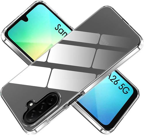 Coque de protection pour Samsung Galaxy A26 5G Souple Transparente Bumper en Gel TPU Invisible XEPTIO