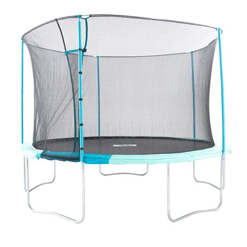 Trampoline enfant rond D360 cm avec ouverture igloo