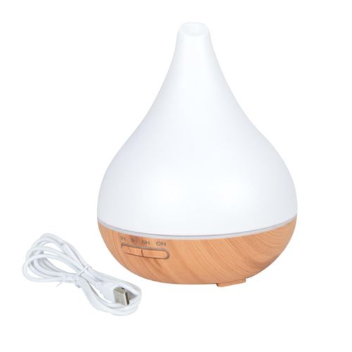 Diffuseur d'Huile Essentielle LED "Nuage" 400ml Blanc
