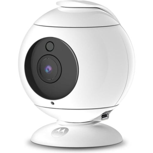 Caméra de Surveillance Motorola Focus 89 Intérieur Sans Fil Wi-Fi Vision Nocturne Fonctions de Rotation Blanc