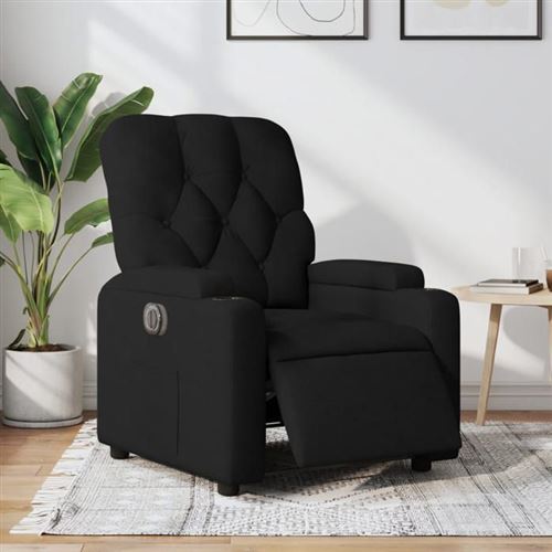 Vidaxl Noir Fauteuil Inclinable Électrique - Image 2