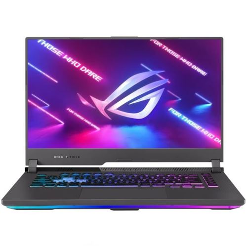 ASUS ROG Strix G15 G513QR-HF299 - AMD Ryzen 7 5800H / 3.2 GHz - Aucun SE fourni - GF RTX 3070  - 16 Go RAM - 512 Go SSD NVMe - 15.6 1920 x 1080 (Full HD) @ 300 Hz - Wi-Fi 6 - gris eclipse