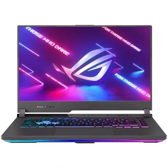 ASUS ROG Strix G15 G513QR-HF299 - AMD Ryzen 7 5800H / 3.2 GHz - Aucun SE fourni - GF RTX 3070 - 16 Go RAM - 512 Go SSD NVMe - 15.6" 1920 x 1080 (Full HD) @ 300 Hz - Wi-Fi 6 - gris eclipse - 1