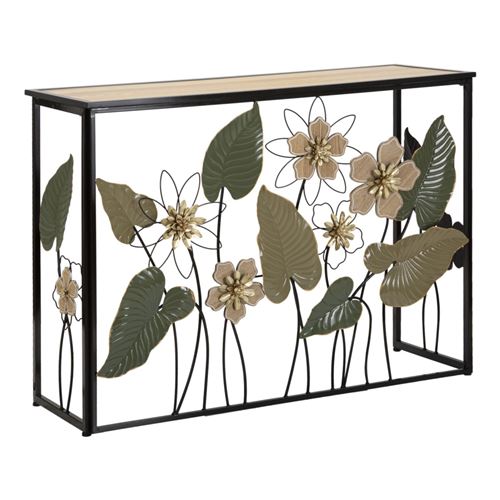 Non Communiqué Multicolore Console Design En Métal "Spring" 108Cm
