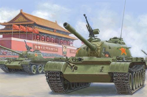 HOBBY BOSS Maquette  PLA 59 Medium Tank-early- 1/35 - Maquette militai