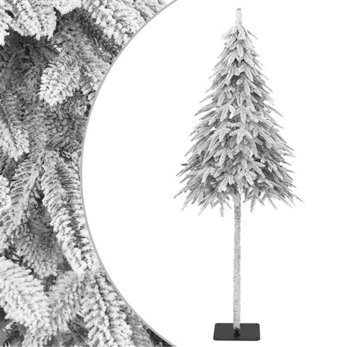 vidaXL Sapin de Noël artificiel avec neige floquée 150 cm