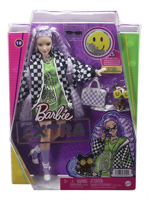 Barbie Extra n.18 Curvy Cheveux Violets Mattel - Image 3