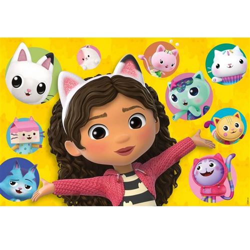 Non Communiqué Puzzle 100 Pièces : Gabby's Dollhouse - Gabby Et Ses Amis