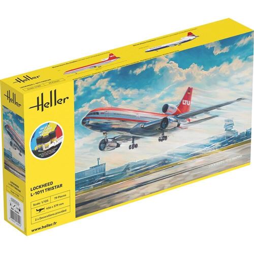 Heller Maquette Avion : Starter Kit : Lockheed L-1011 Tristar In 1:125 - Image 2