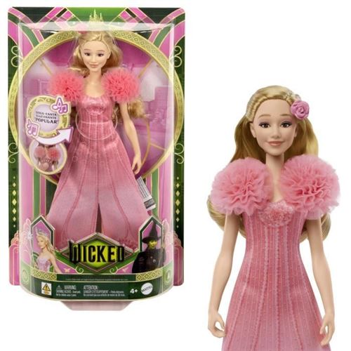 Non Communiqué Mattel-Wicked-Poupée Glinda Chantante Avec Habillages Et Accessoires - Wicked - Hym41